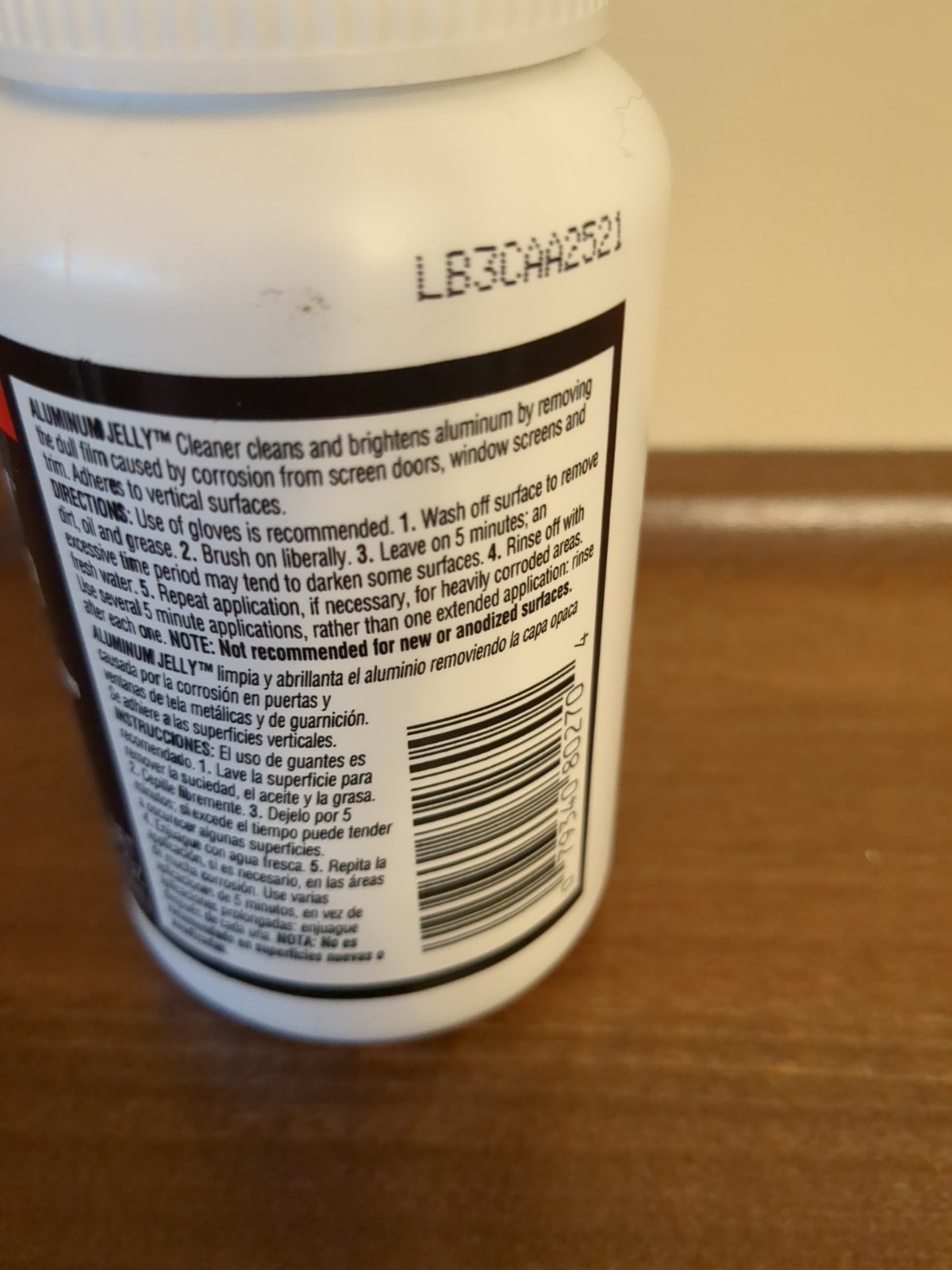 Loctite Aluminum Jelly Cleaner and Brightener 8 OZ-98% full