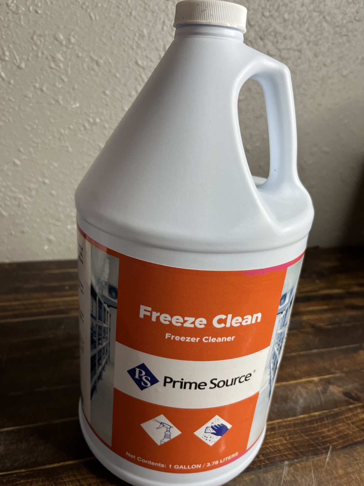 Prime Source Freeze Clean Freezer Cleaner 1 Gallon Cold Storage Degreaser -30°F