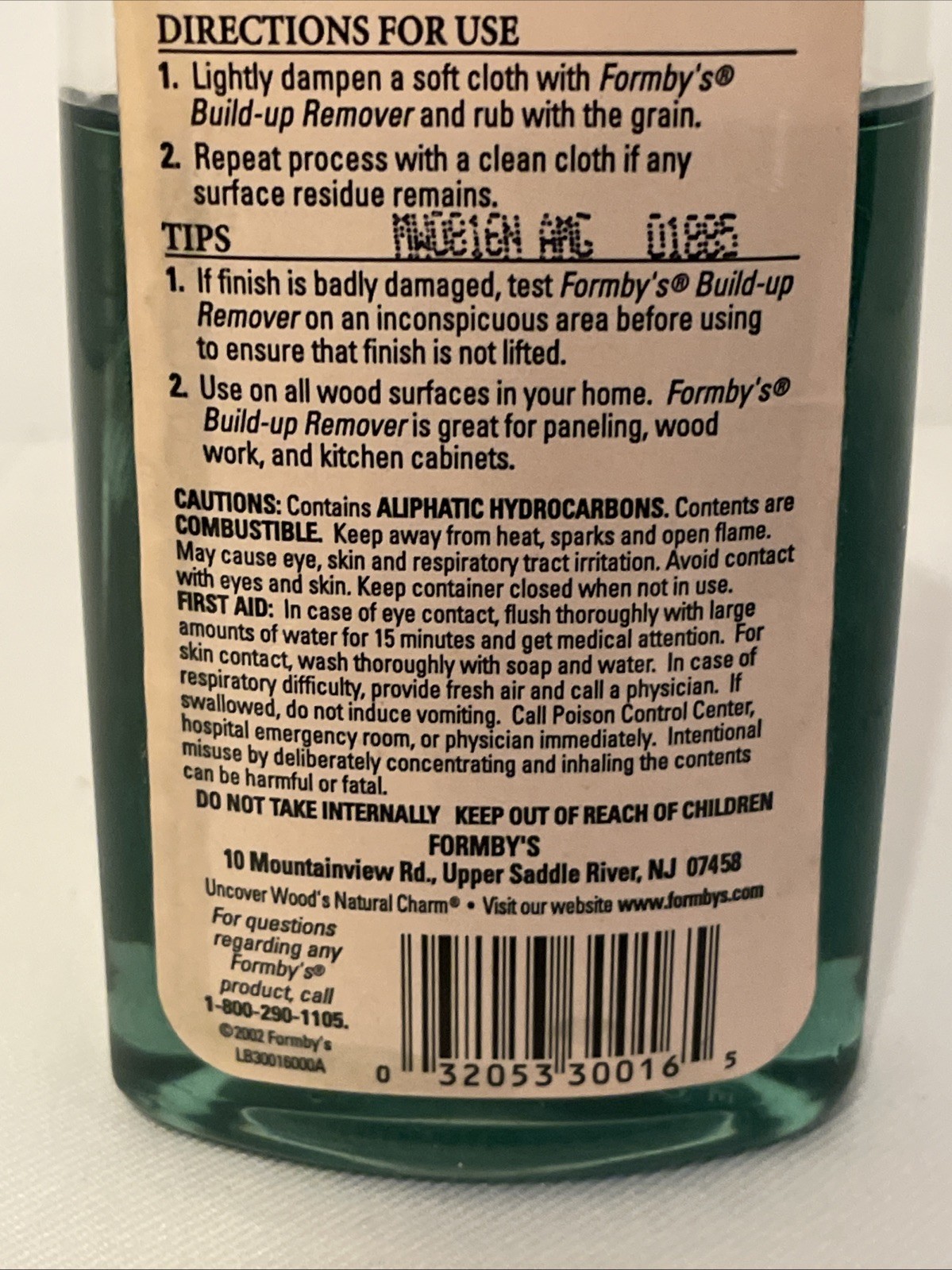 Deep Cleansing Build Up Remover Dissolves Wax 8 oz ~60% Full 8 fl oz