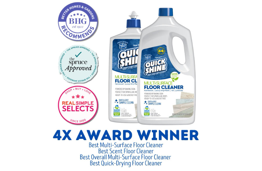 Quick Shine Multi Surface Floor Cleaner 64 oz Ready to Use Streak Free No Rinse