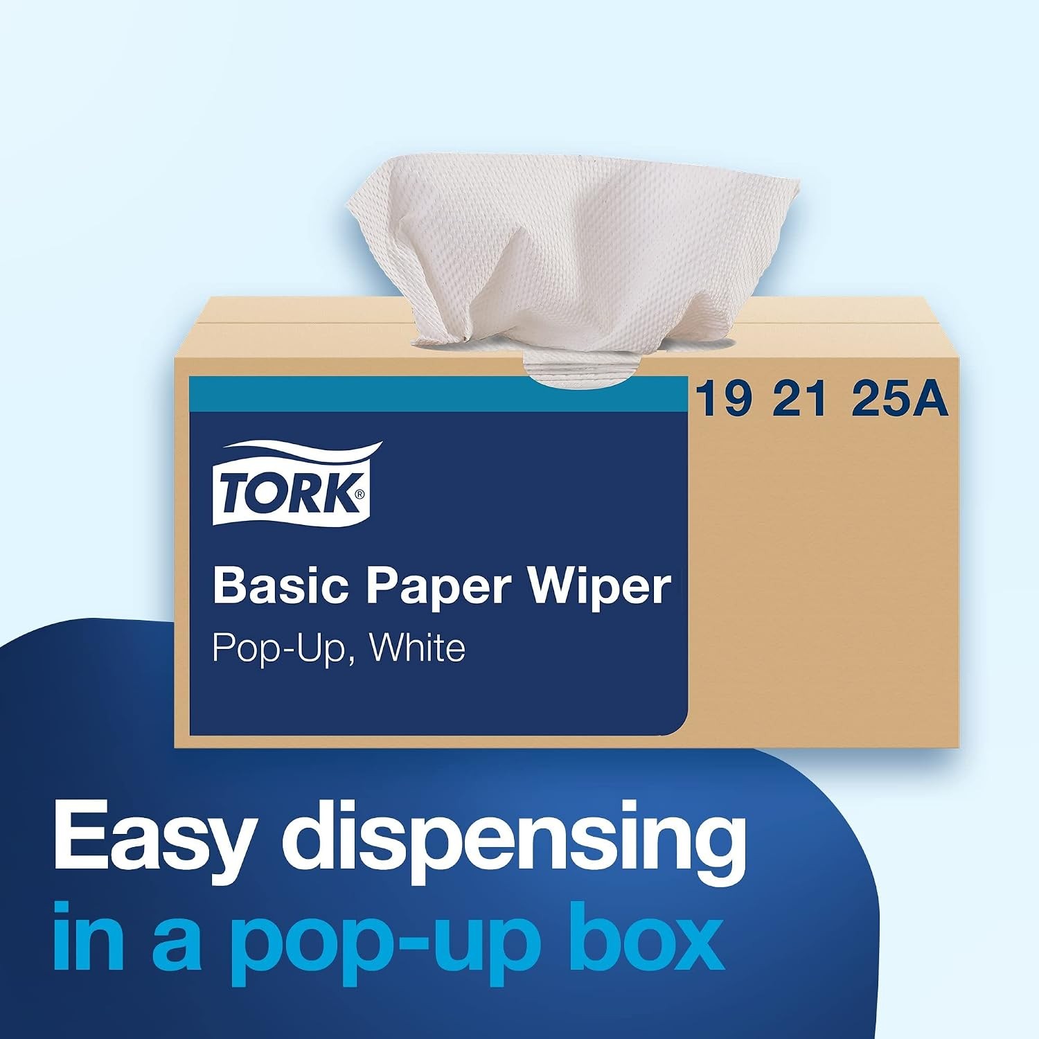 Basic Paper Wiper White Pop-up Box 18 x 110 Sheets 192125A