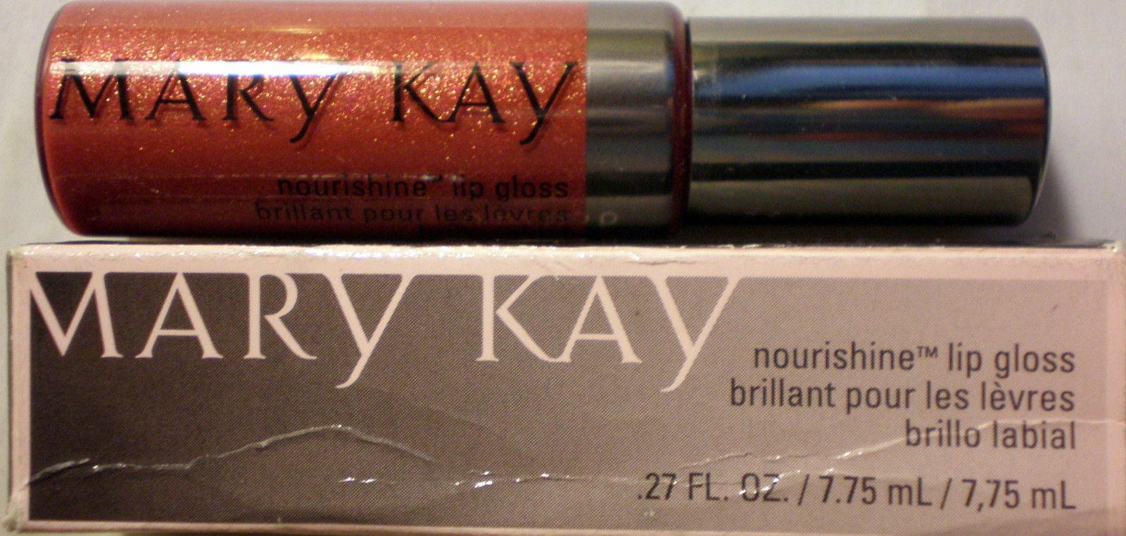 MARY KAY NOURISHINE LIP GLOSS BERRY SPARKLE 017036 BRILLO LABIAL 0.27 OZ 7.75 ML