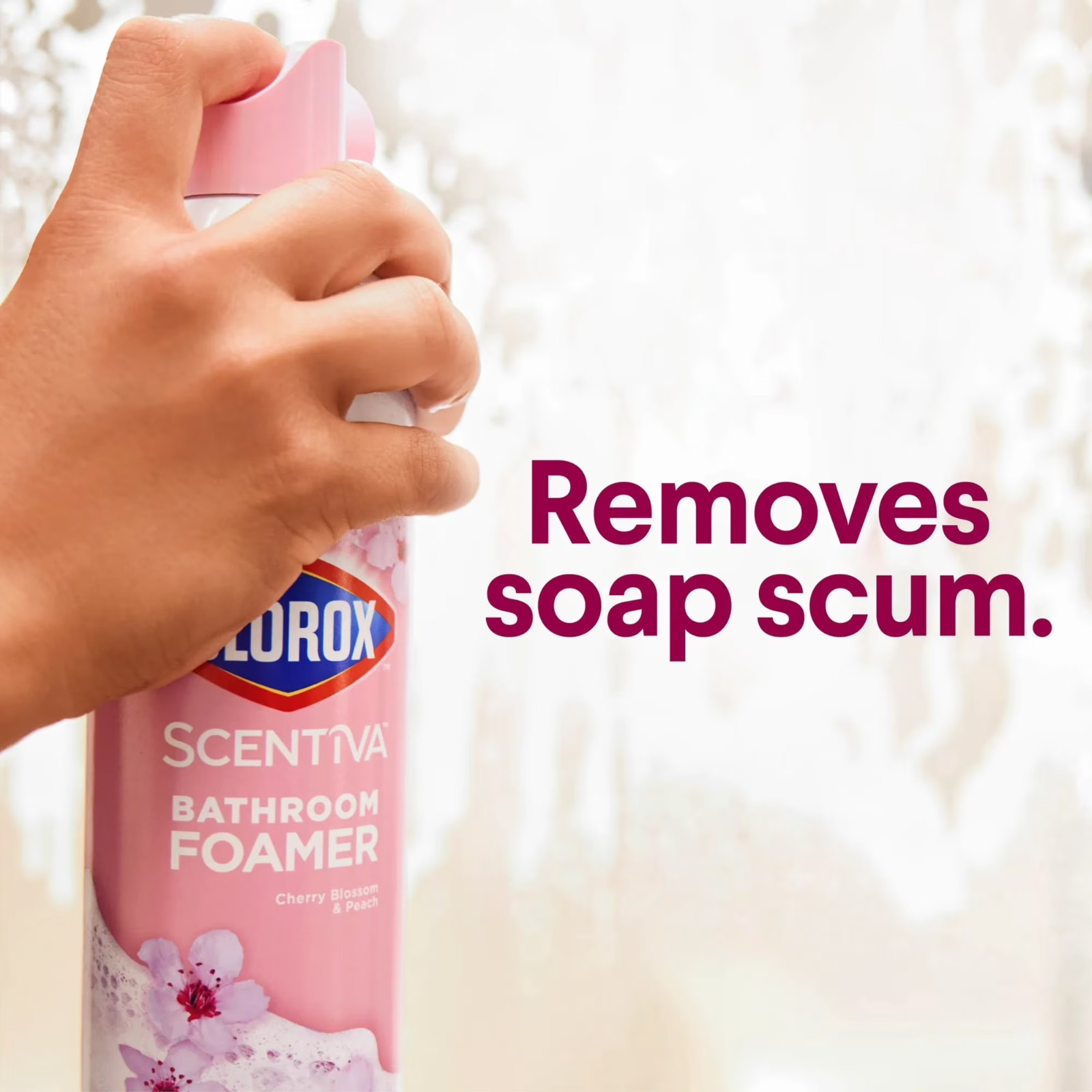 Bathroom Foamer, Cherry Blossom and Peach, 20 Ounces