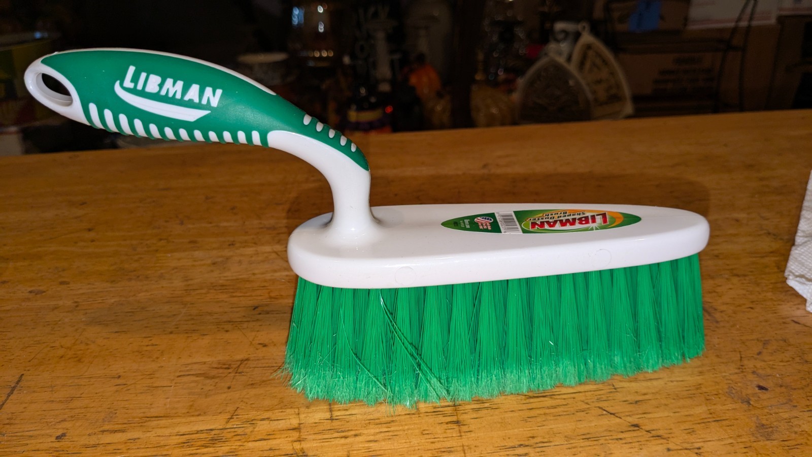 NEW with Stickers-Libman Shaped Duster Brush with Firm Handle Grip, Made in USA