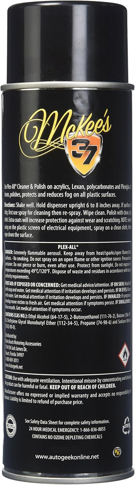 Mckee’S 37 MK37-560 Plex All Cleaner and Polish, 19 Fl. Oz