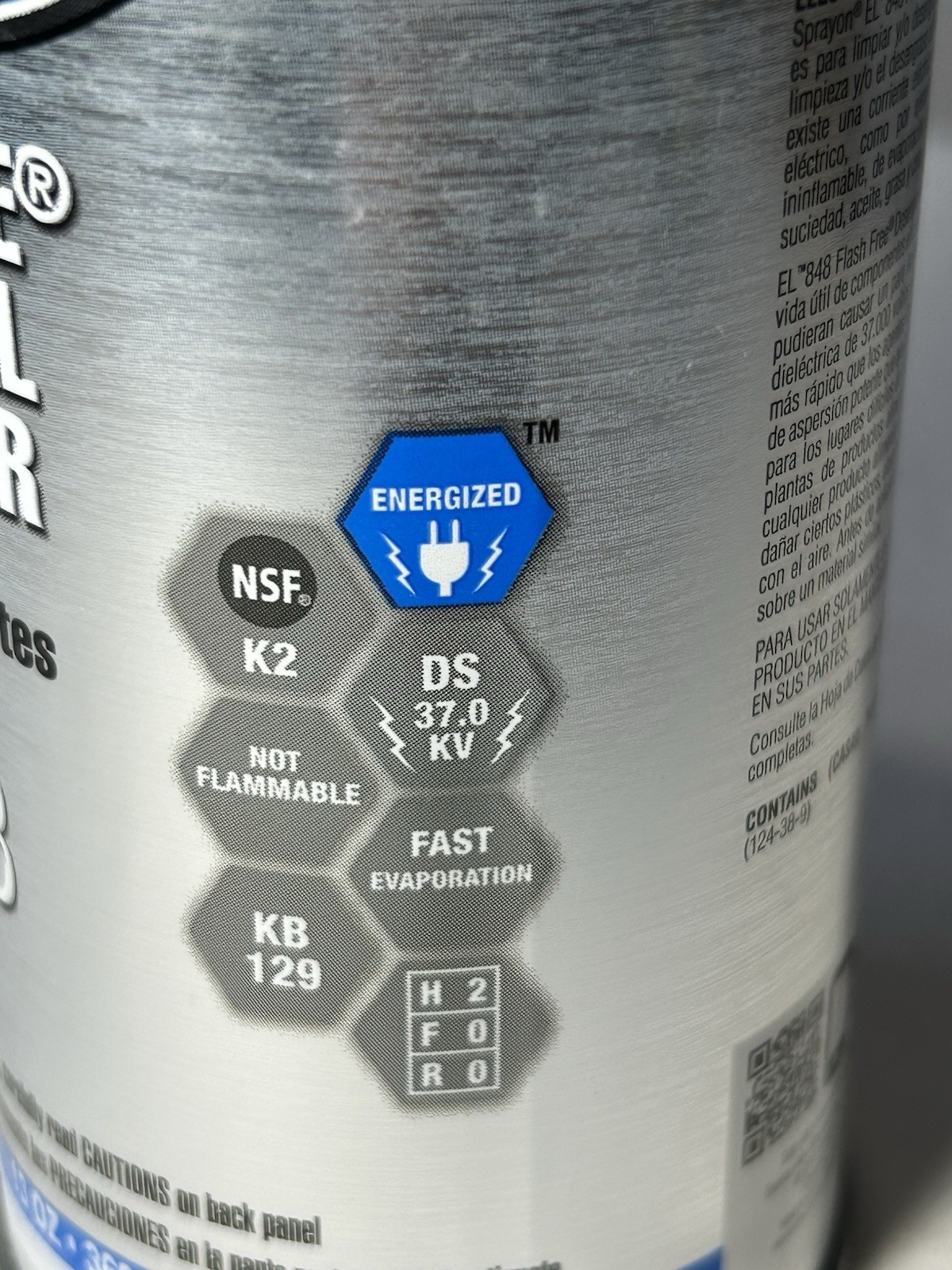 SPRAYON Flash Free Electrical Degreaser~EL848~Order # S00848000~13 oz~Brand New