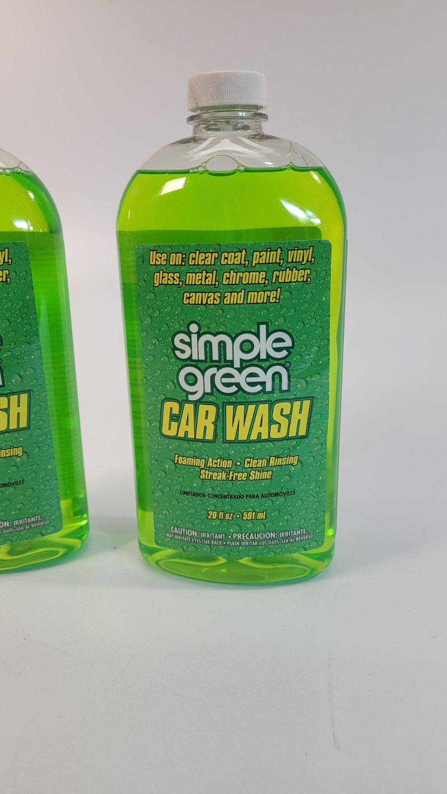 (2) Simple Green Car Wash 20 Oz Concentrated car wash foaming Clean rinsing