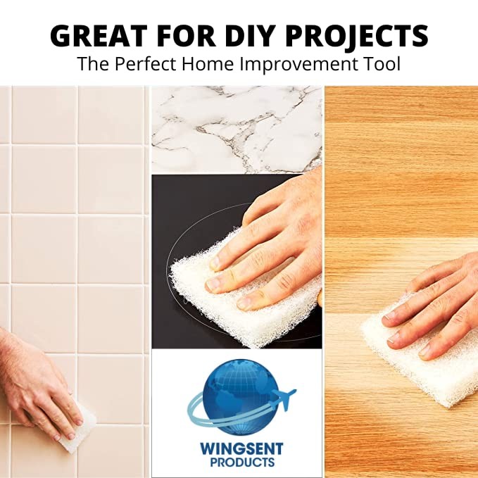 Commercial Light Duty White Scrub Pad – 4.6″ x 10″ Non-Abrasive Cleaning Pad …