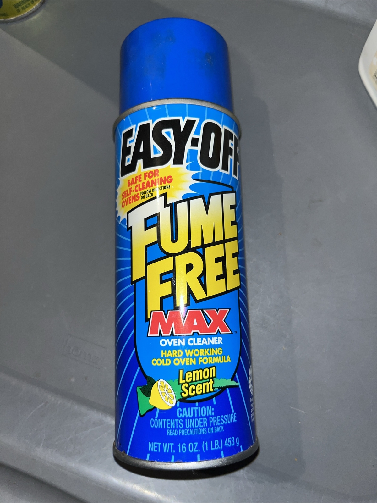 Vintage 90s 1996 Easy Off Fume Free Max Oven Cleaner Lemon Scent Collectible