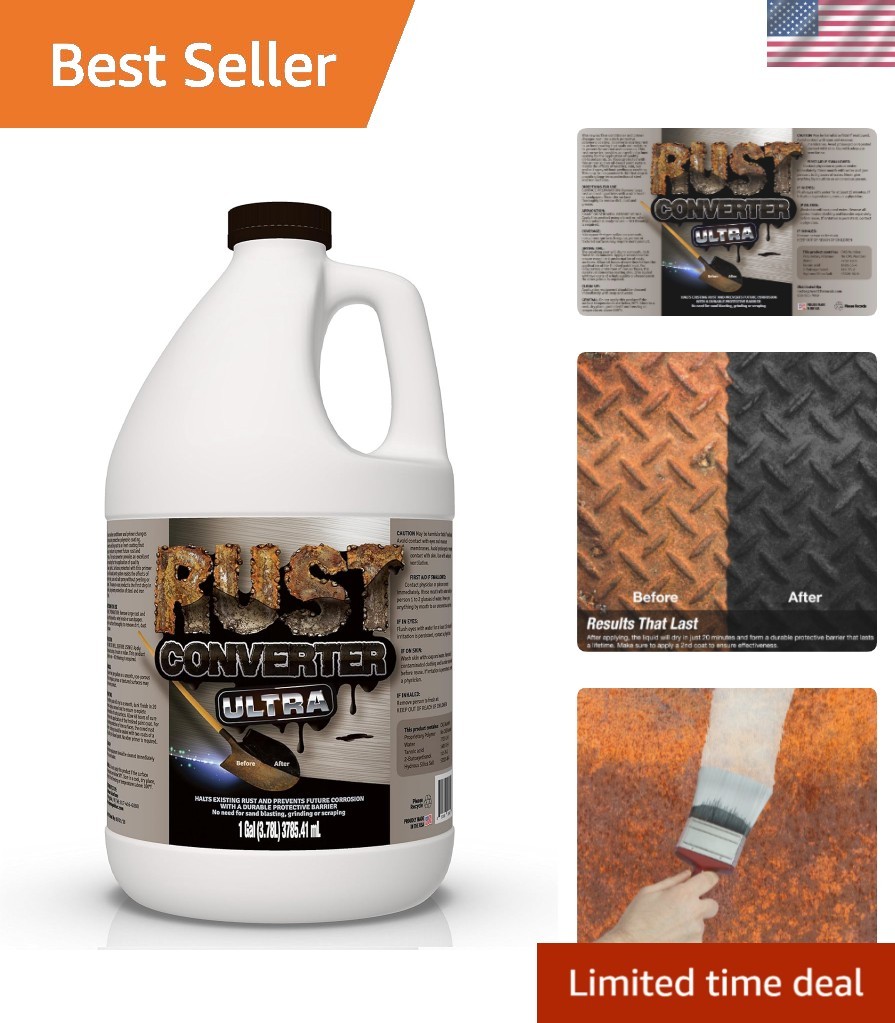 Rust Converter Ultra, Highly Effective Professional Grade Rust Repair Spray 1…