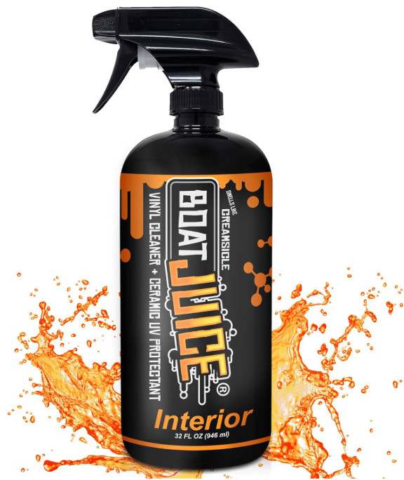 Boat Juice 2in1 Interior Boat Cleaner & Protectant Spray | Vinyl Boat Seat