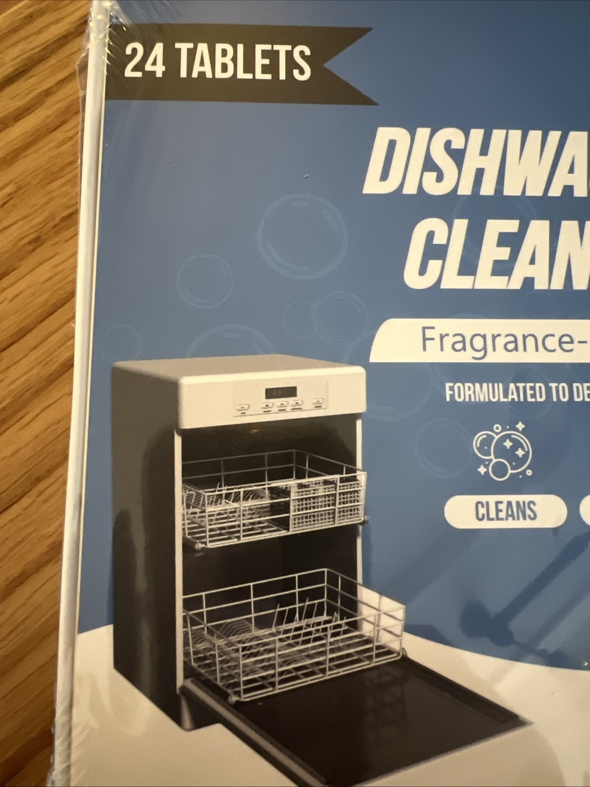 48ct Dishwasher Cleaner Fragrance-Free Deep Clean Tablets / New 2 packs of 24ct