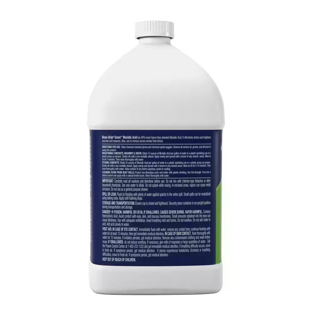 1 Gal. Green Muriatic Acid: Powerful Cleaning Solution