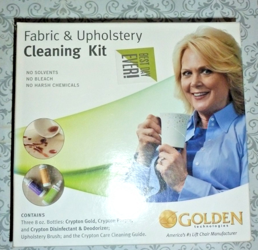 GOLDEN TECHNOLOGIES FABRIC & UPHOLSTERY CLEANING KIT !!
