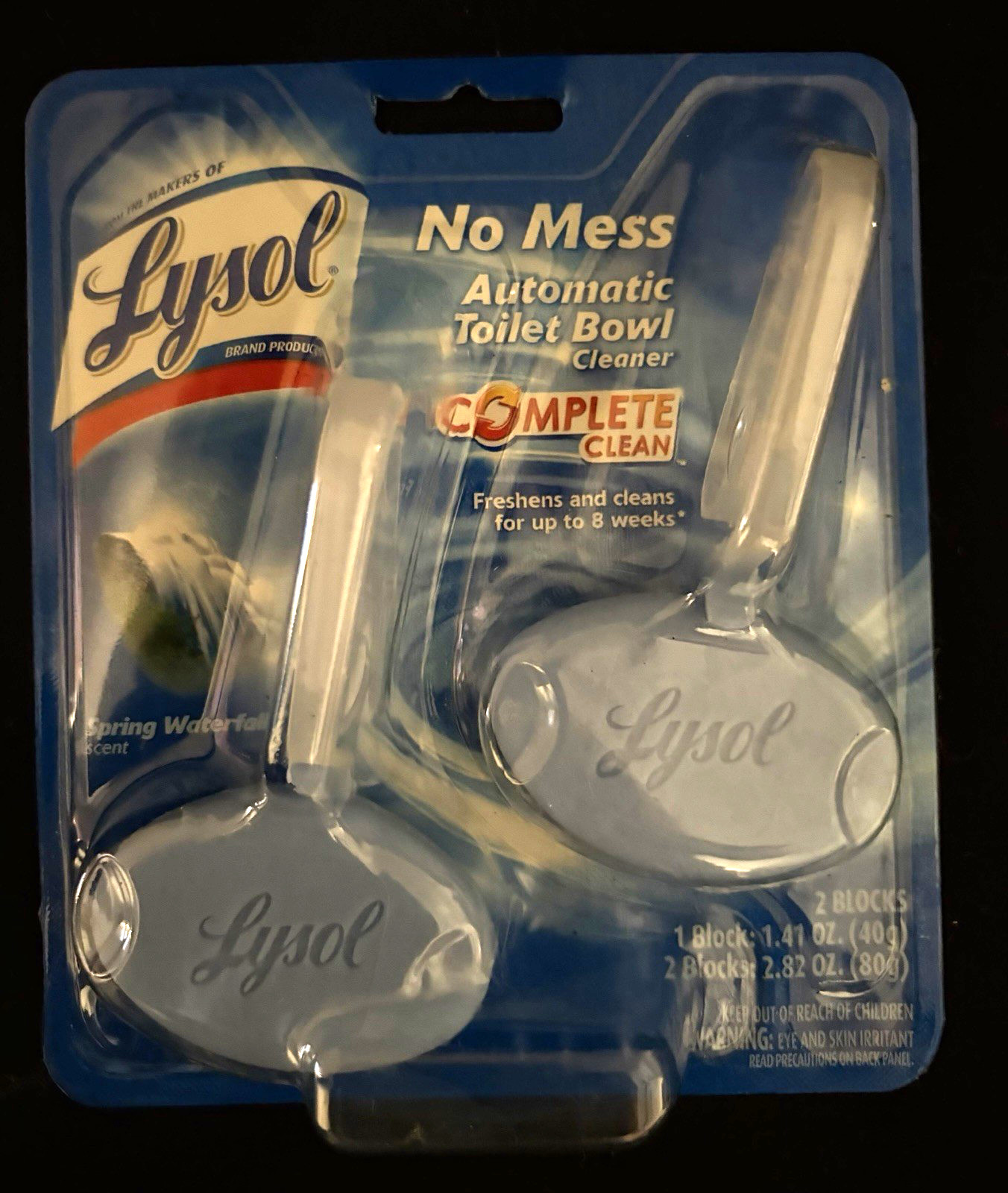 LYSOL NO MESS AUTOMATIC TOILET BOWL CLEANER, SET OF 2