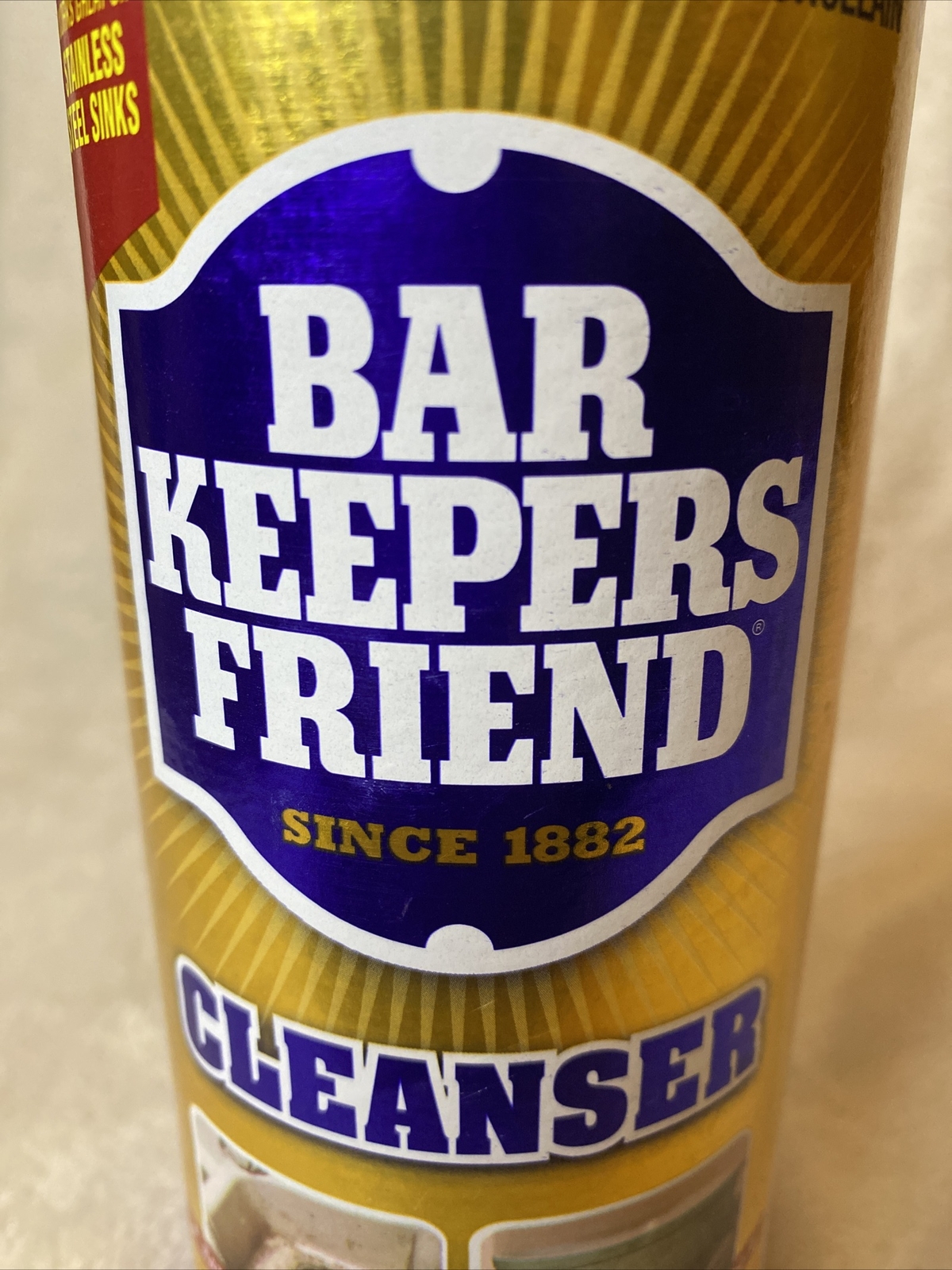 BAR KEEPERS FRIEND Multi-Purpose Cleanser Clean 17oz. NSF Approved.