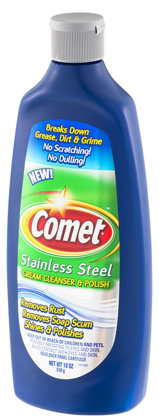 2 COMET Stainless Steel Cream Cleanser & Polish Sink cookware cleaning cleaner