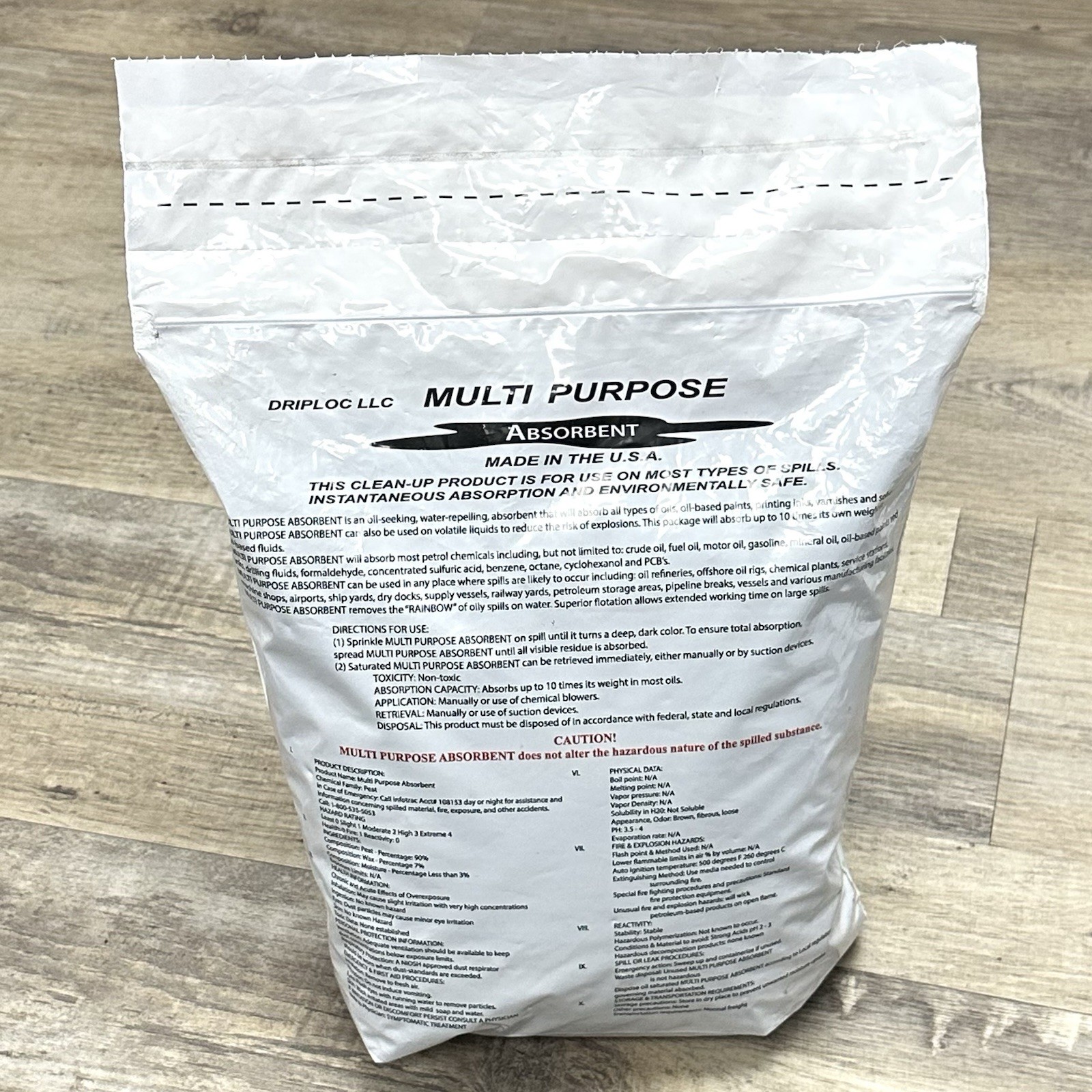 DRIPLOC Multi Purpose ABSORBENT (Resealable): 2.2 LB BAG – FAST FREE SHIPPING!