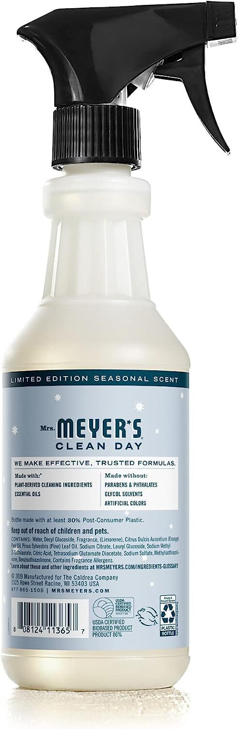 Mrs Meyers Clean Day Holiday Multi Surface Cleaner 32 Fl Oz Plant Based Scented
