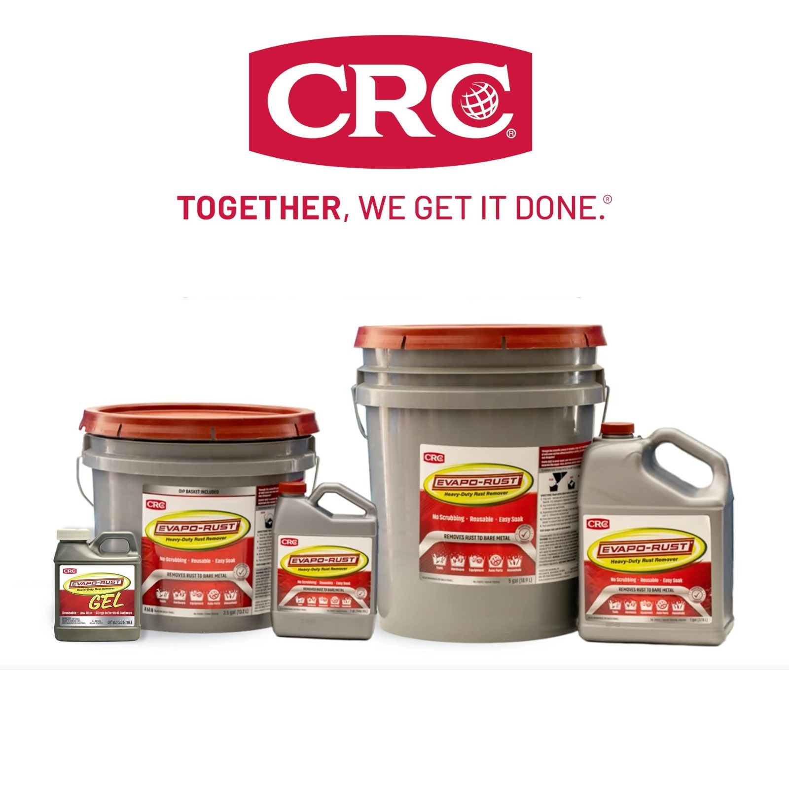 Heavy Duty Rust Remover 128 oz – Safe for Auto Parts, Hardware & Antiques