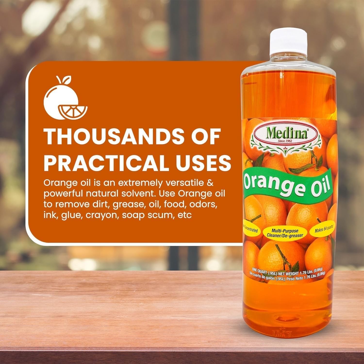 Potent Orange Oil for Wood Treatment – 32oz, 2-Pack