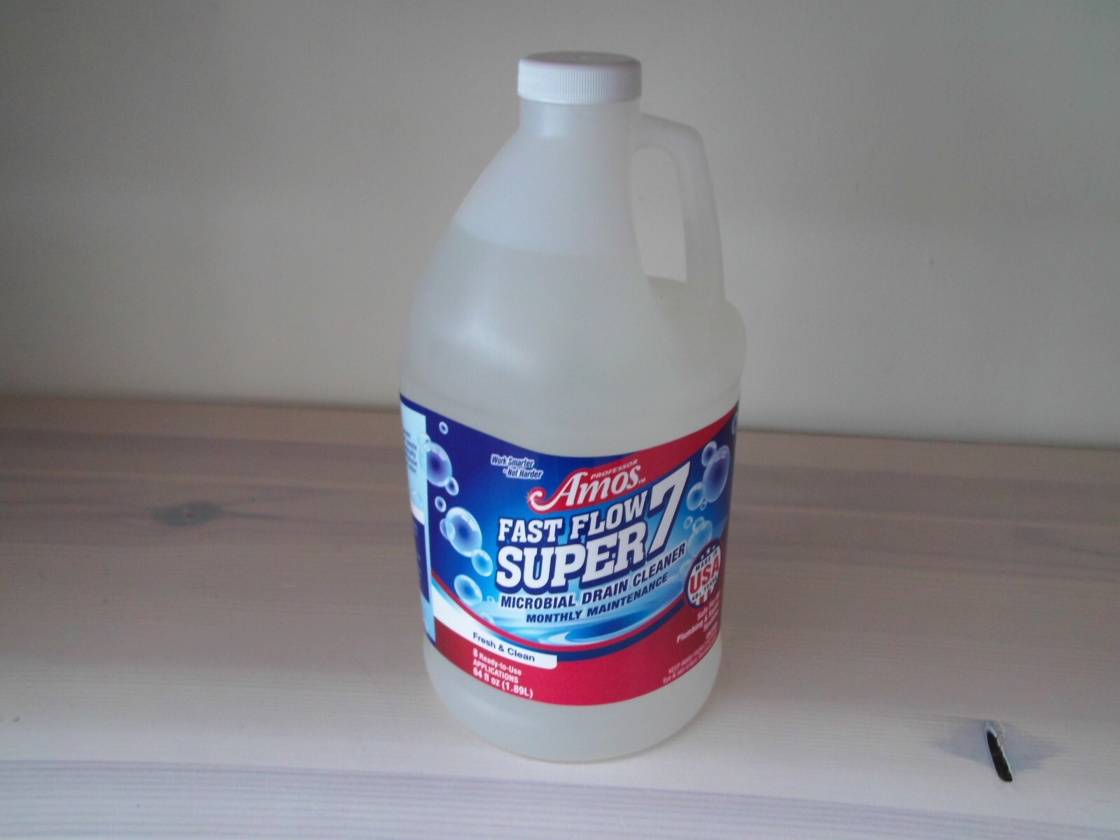 Professor Amos Fast Flow Super 7 Microbial Monthly Maintenance Cleaner – 64 oz.