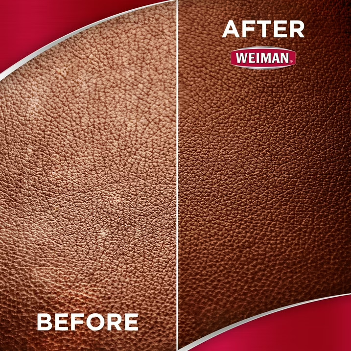 Weiman LEATHER CONDITIONER CLEANER Protect Restore Car Auto Seat Sofa 12oz spray
