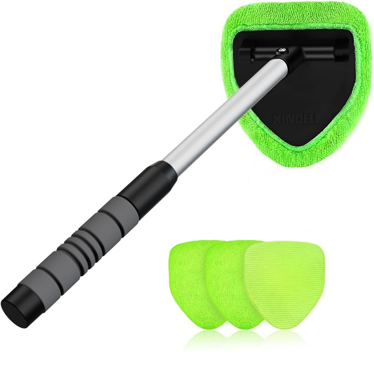 XINDELL Windshield Cleaner Tool – Car Interior Window Cleaning Kit with Exten…