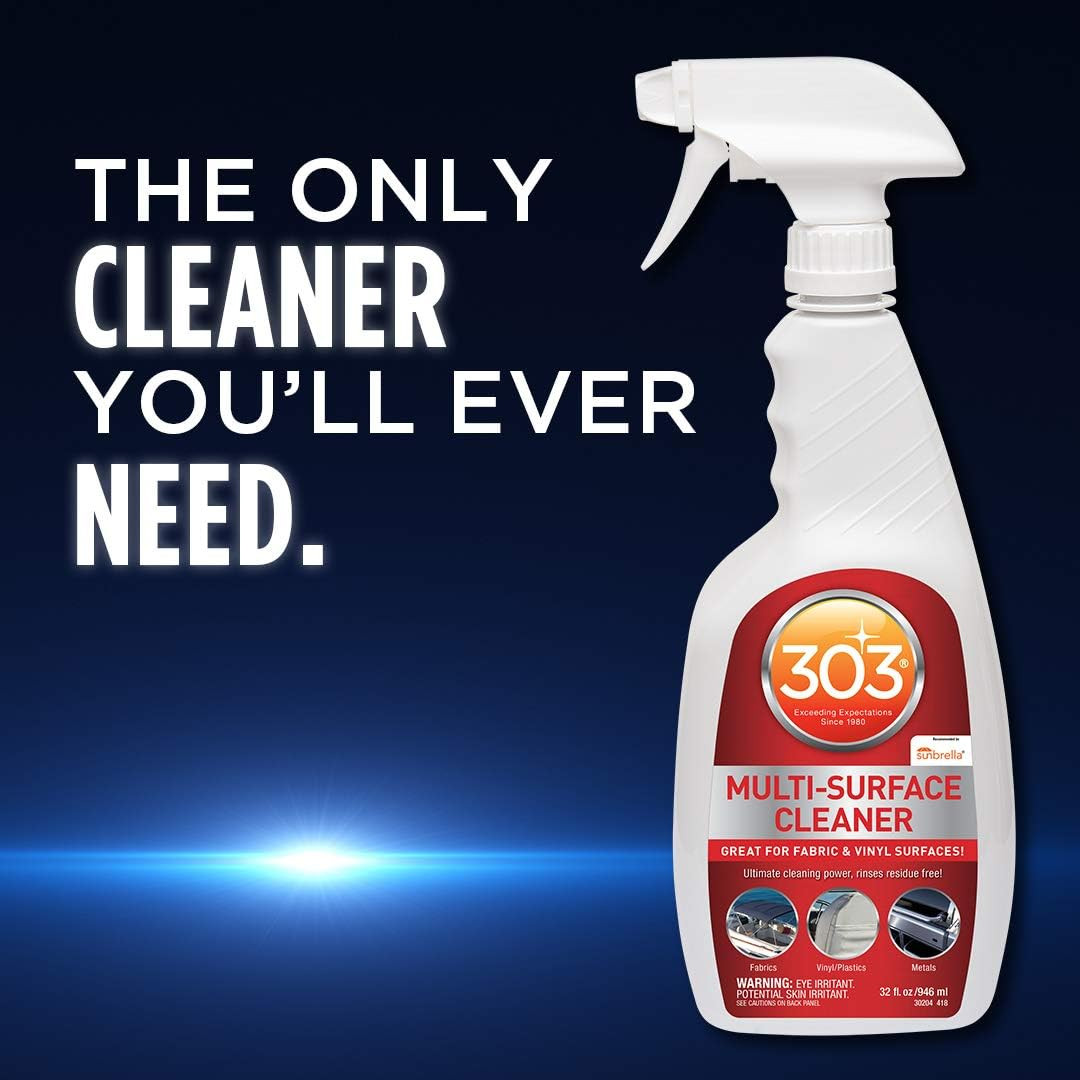 Marine Multi-Surface Cleaner, Boat Cleaner Spray for Vinyl, Canvas & Upholstery