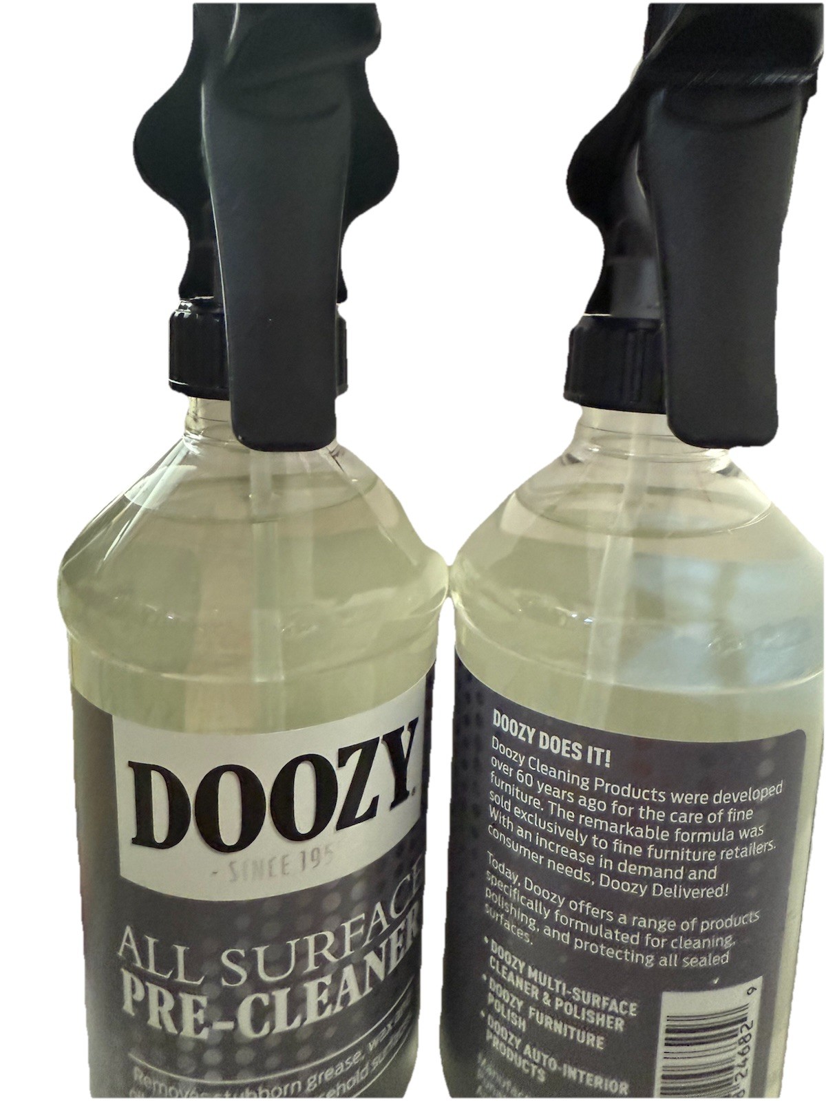 DOOZY 🇺🇸 ALL-SURFACE PRE CLEANER POLISH 2-16fl.oz Spray Bottles