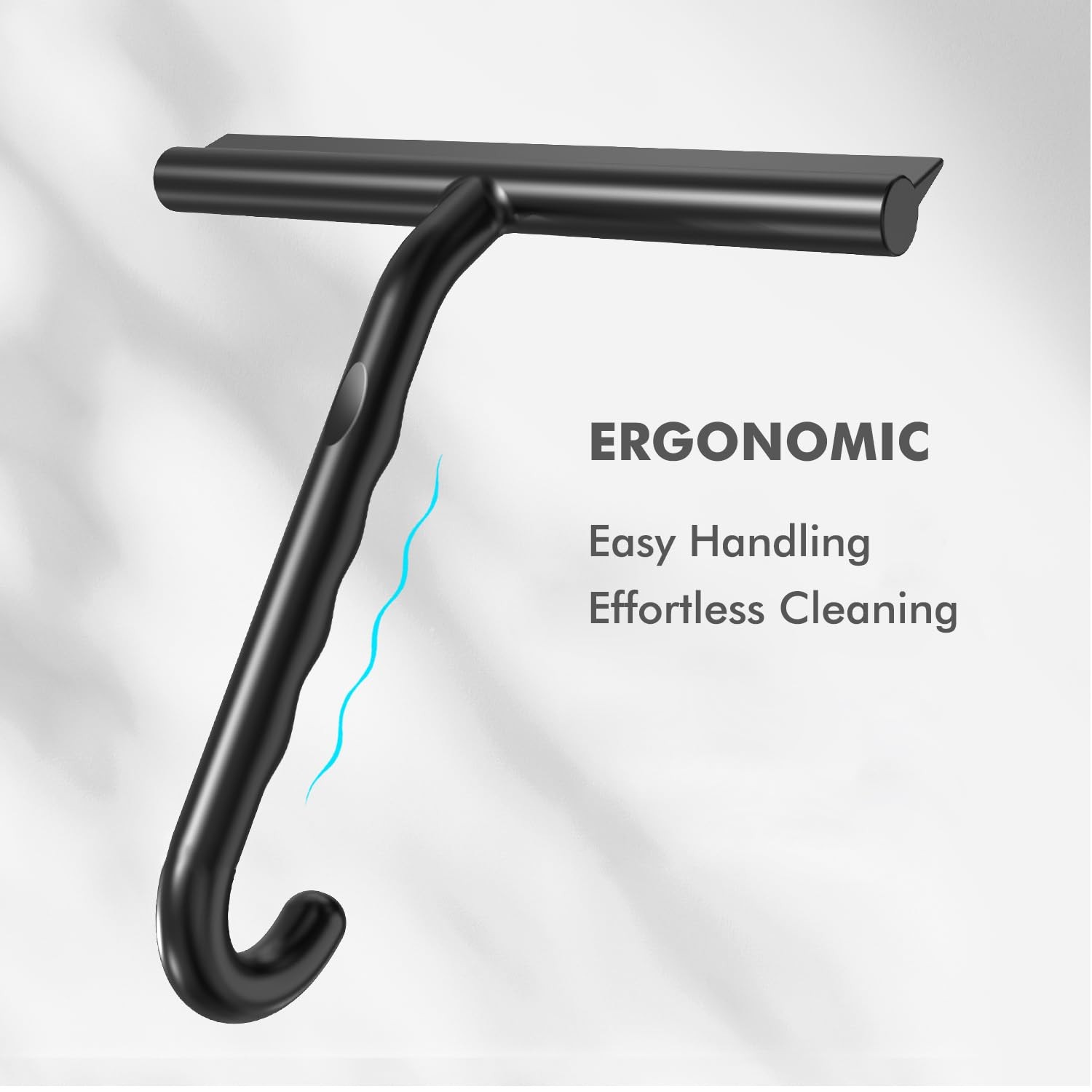 Shower Squeegee with Built-in Hook Design Bathroom Cleaner for Shower, Window
