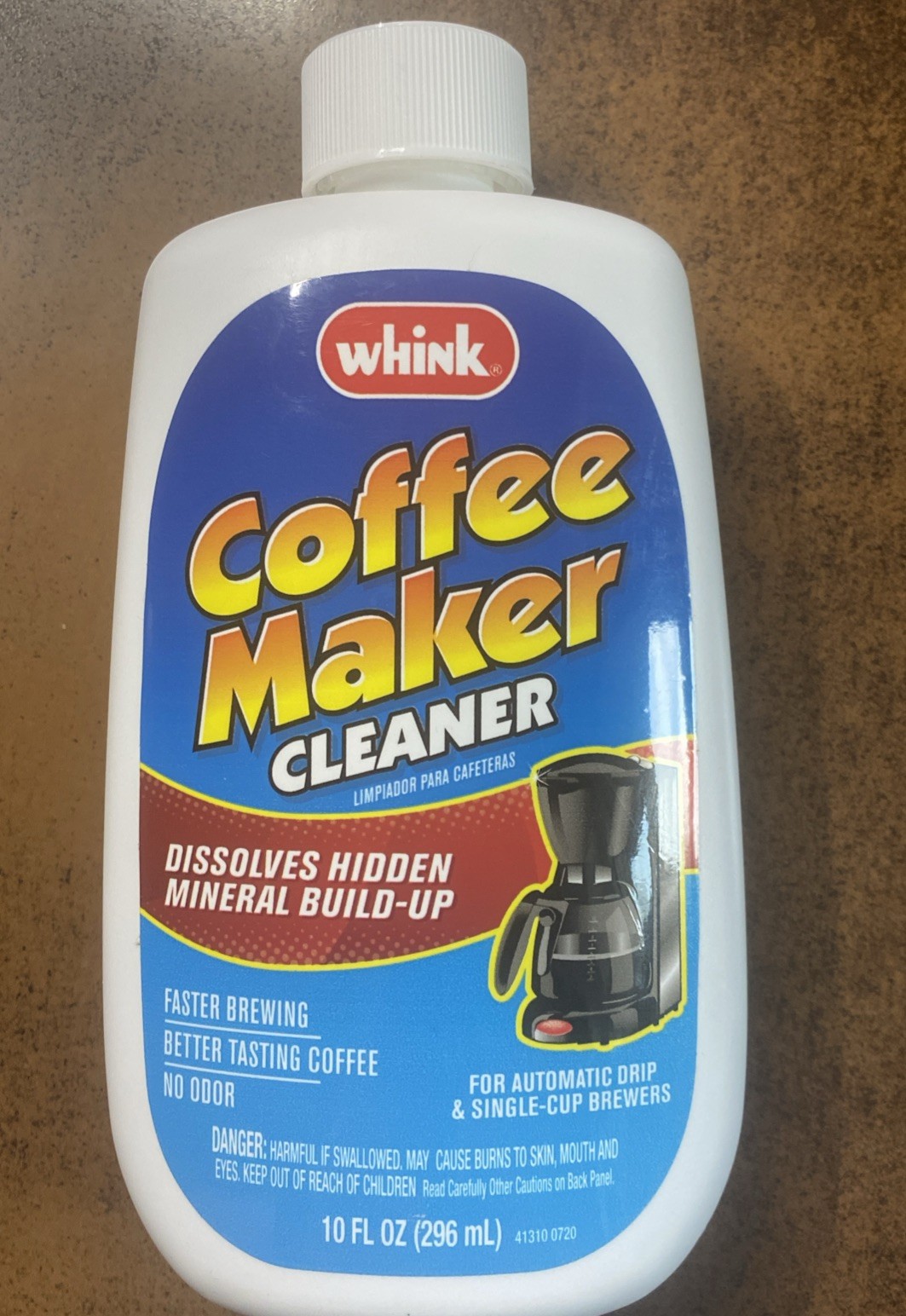 Whink 10 Oz. Automatic Coffee Maker Cleaner 30281 Whink 30281 070275301812