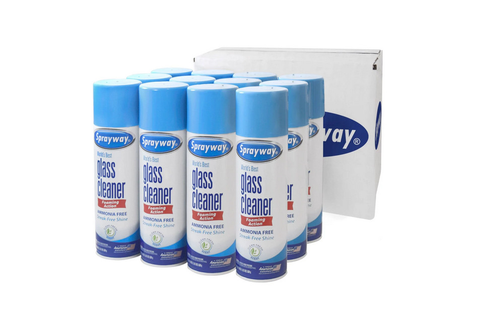 (12 pack) Sprayway Glass Cleaner 19oz Aerosol Streak-Free Pick Qty 12 pack