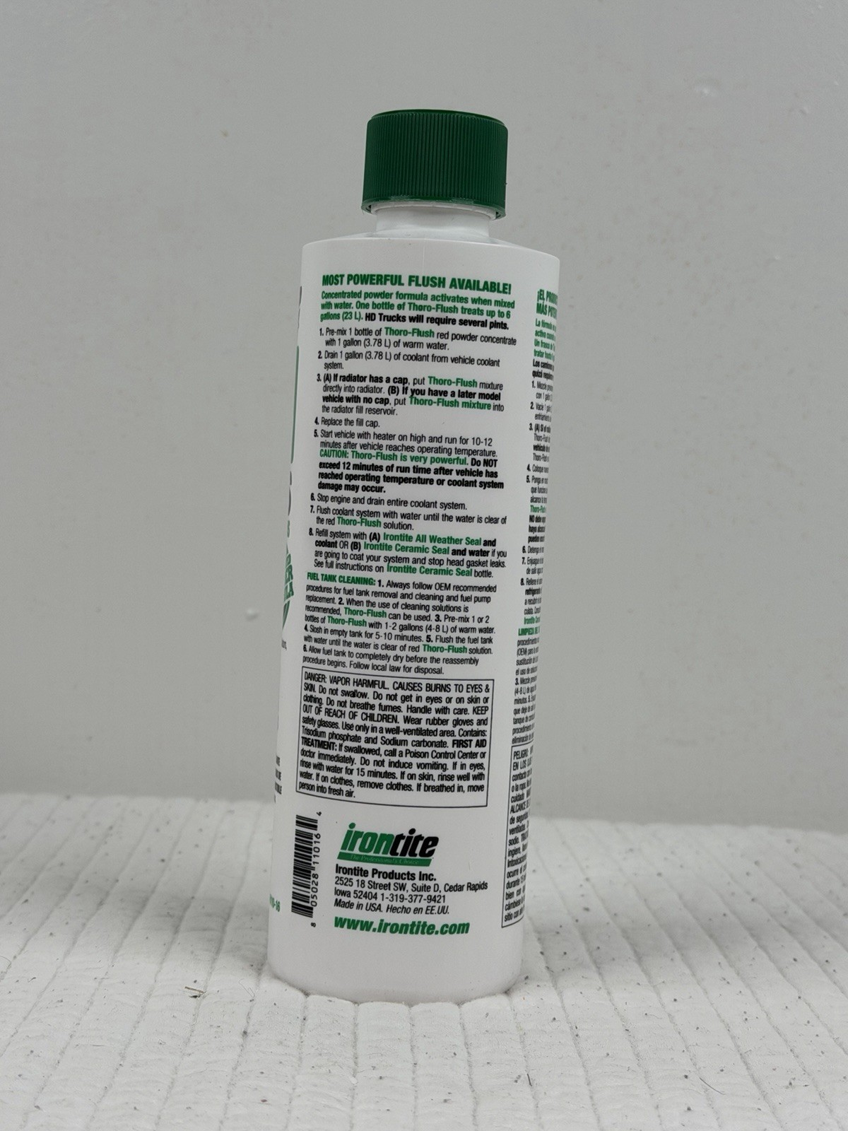 Irontite 468-9110-16 Thoro Flush 16 Oz