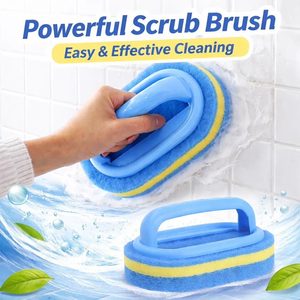 Household Cleaning Brush With Handle Dish Soap Bathroom Kitchen Tub Thicken Scru