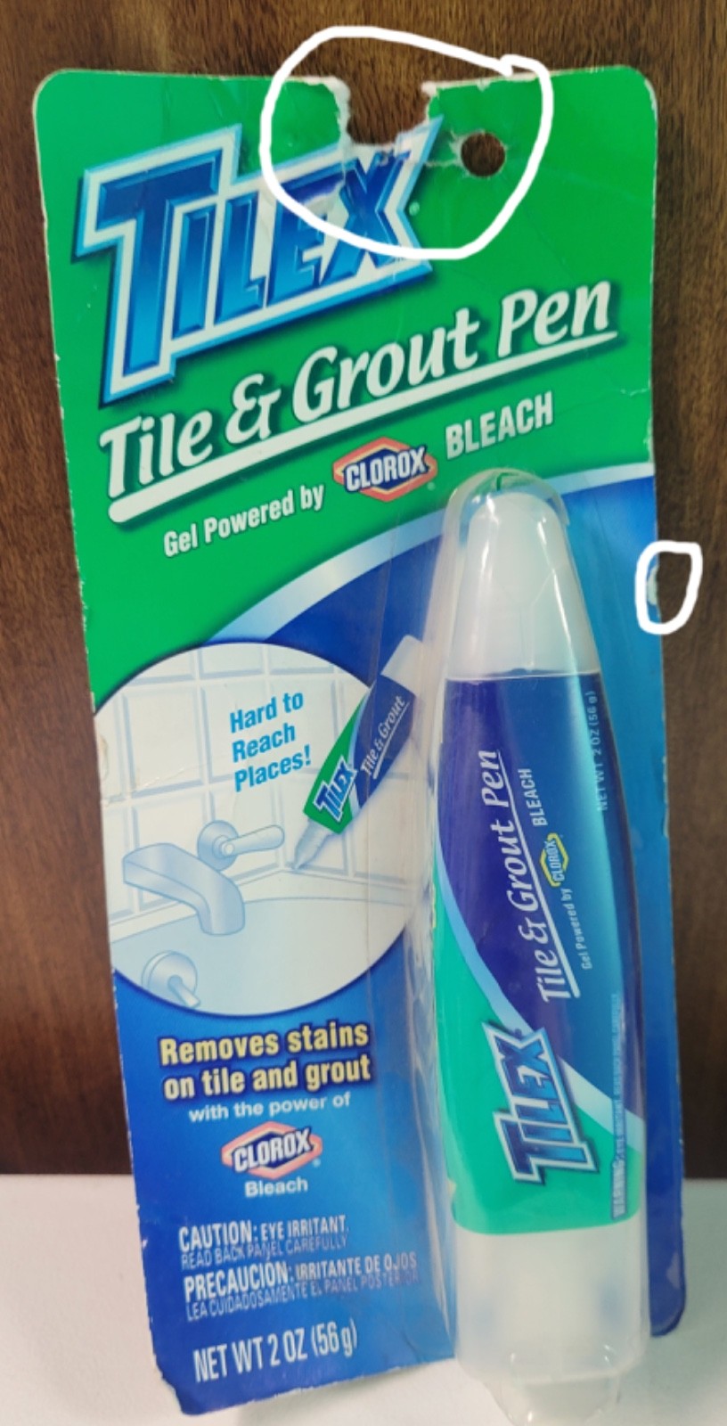 TiLEX Tile & Grout Pen 2 oz. Dual Tip Clorox Bleach Gel Sealed Discontinued READ