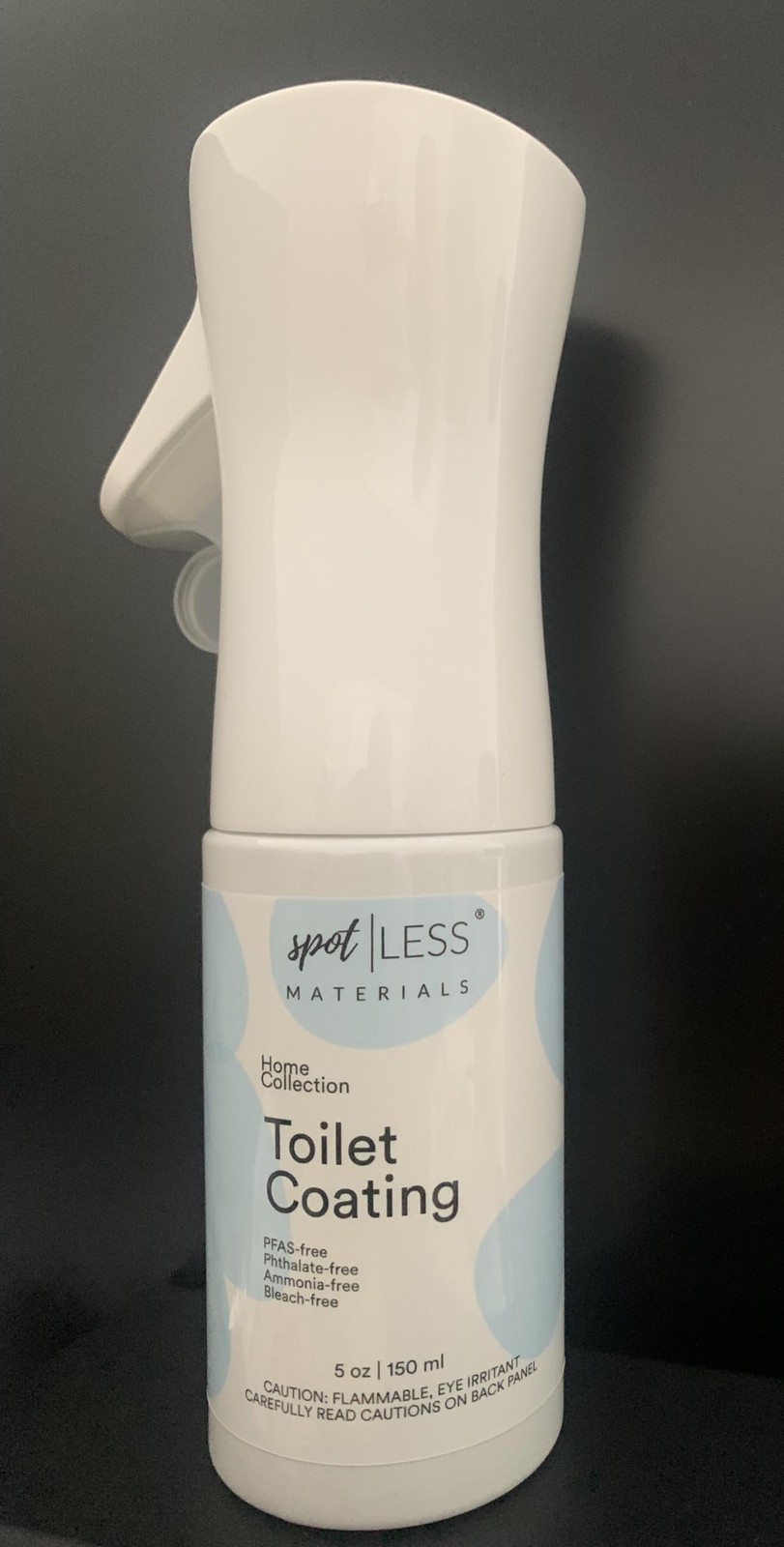 spotLESS MATERIALS Toilet Coating Spray for Ceramic & 5 Fl Oz (Pack of 1)