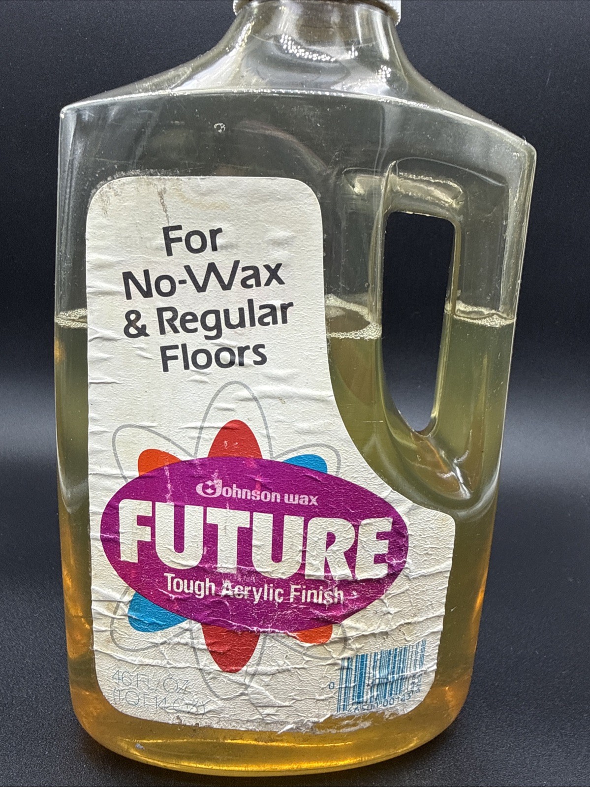Vintage Future No Wax Floor Shine 1980 SE Johnson 46 oz ~75% full