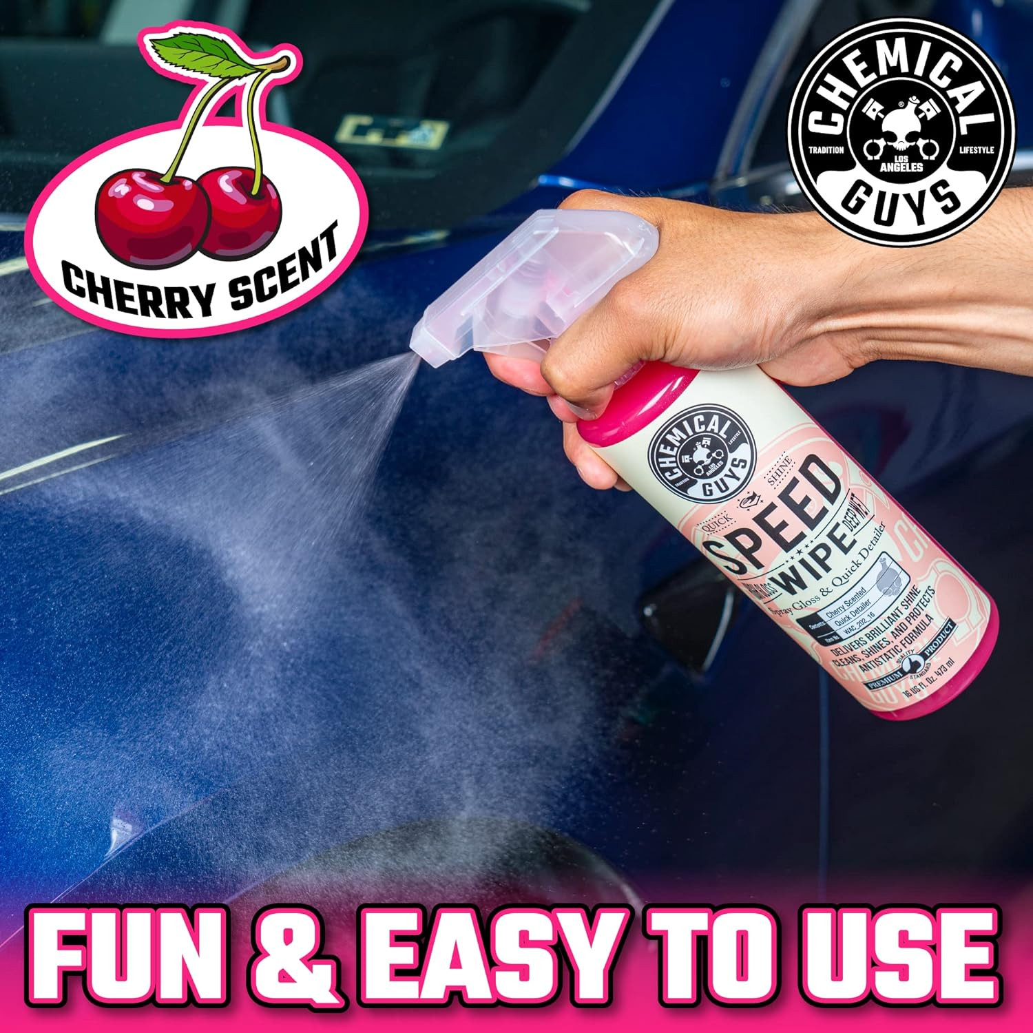Speed Wipe Quick Detailer – High Gloss, Streak-Free Shine, Detail Spray for Cars