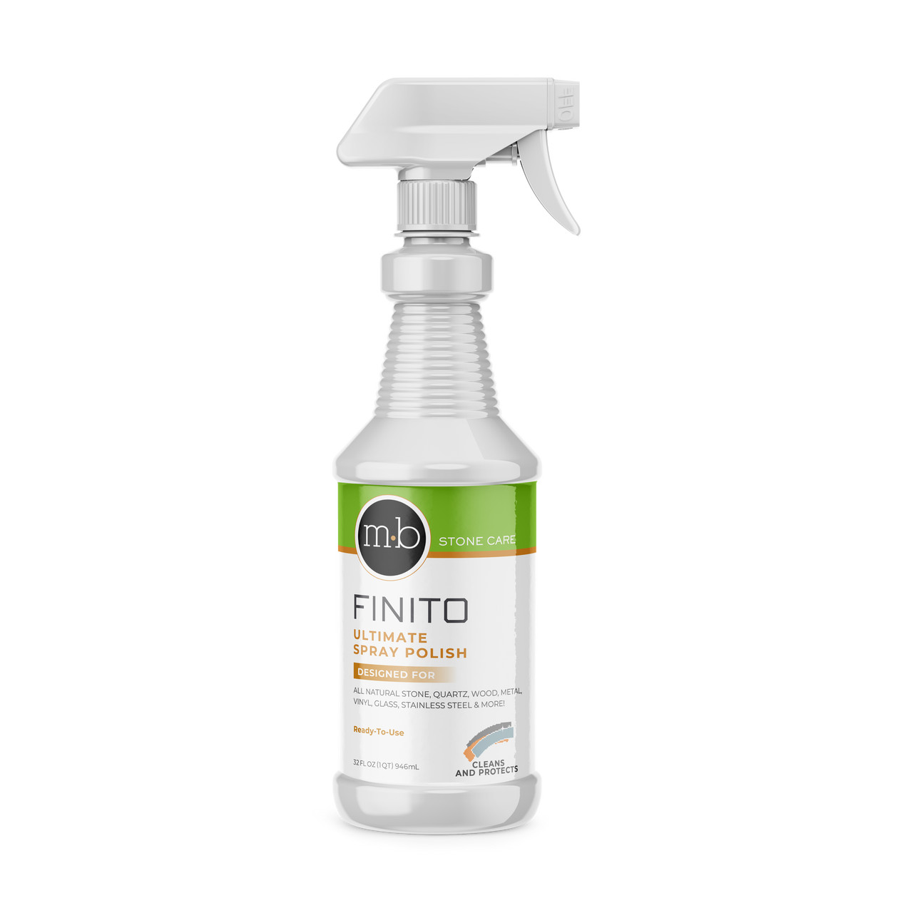 MB Stone Care Finito Ultimate Spray Polish for Stone Wood Steel Glass & Acrylics