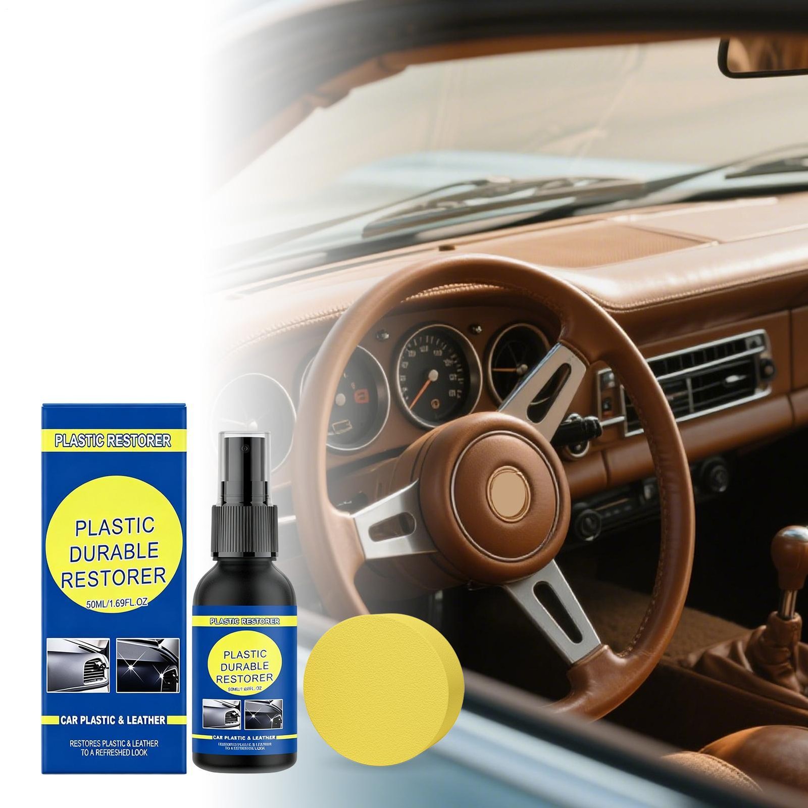 Interior Cleaner Car Detailing 50ml UV Protection Long Lasting Automotive
