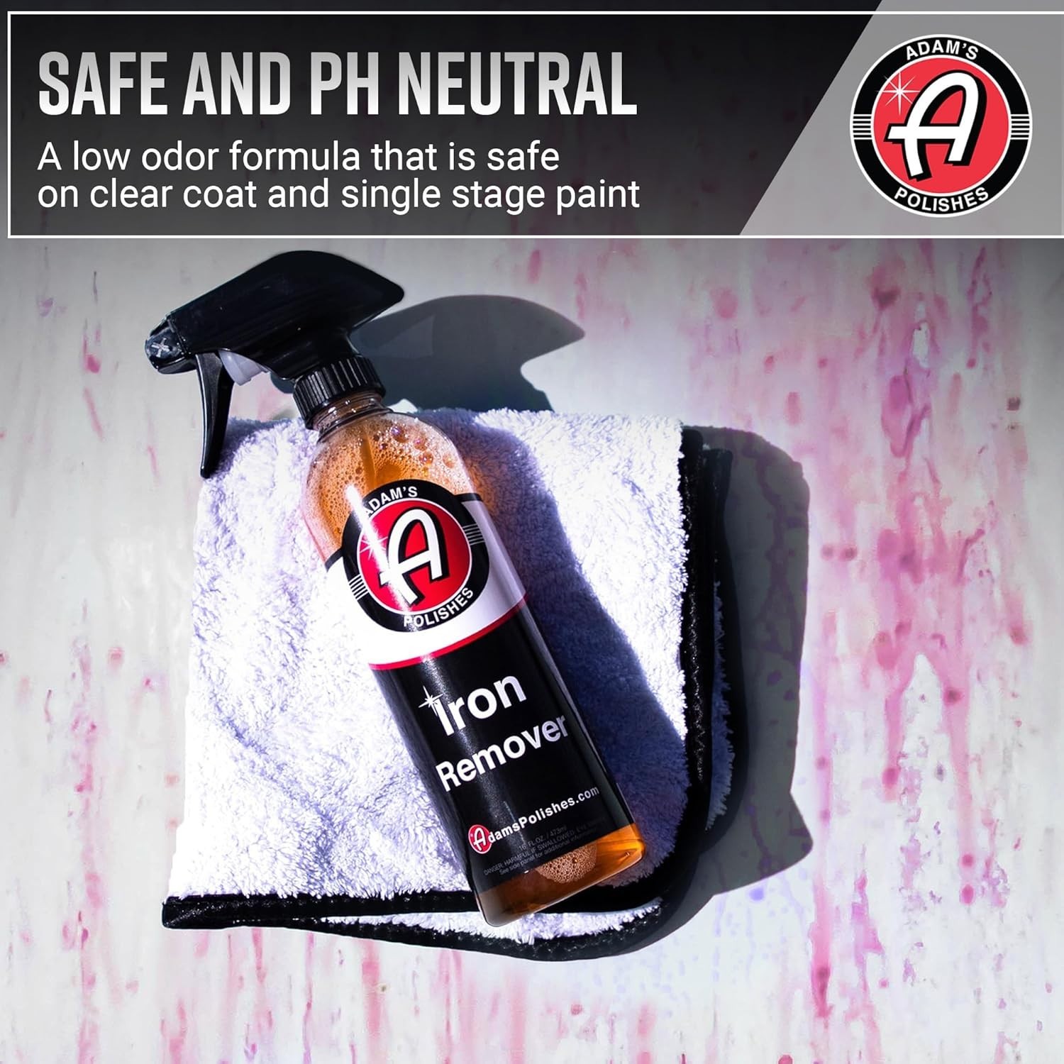 NEW Iron Remover (16Oz, 1/2 Pack) – Fallout & Iron Remover Spray for Car Detail
