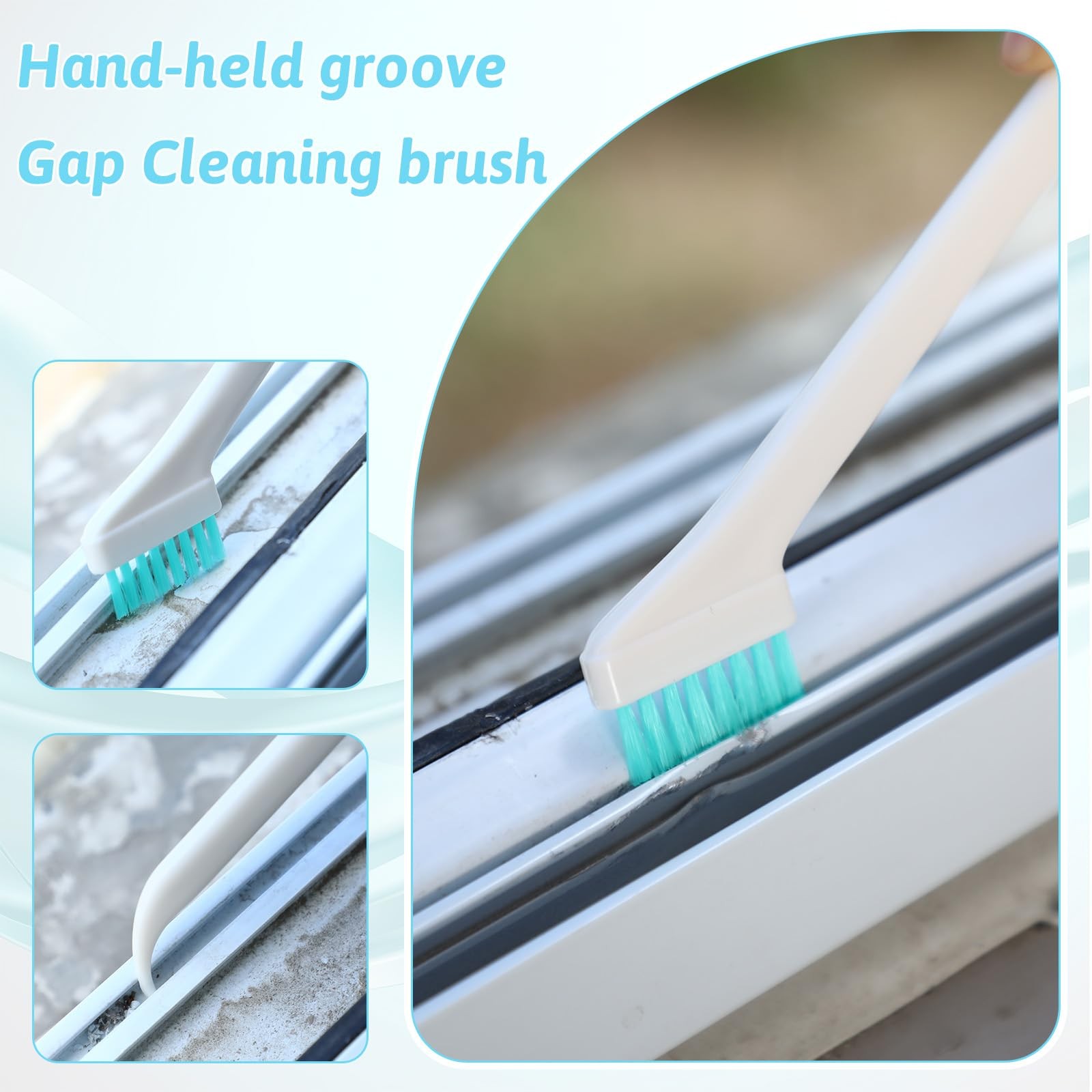 16 Pcs Small Cleaning Brushes Set Crevice Detail Scrub Tools for Tiny Spaces