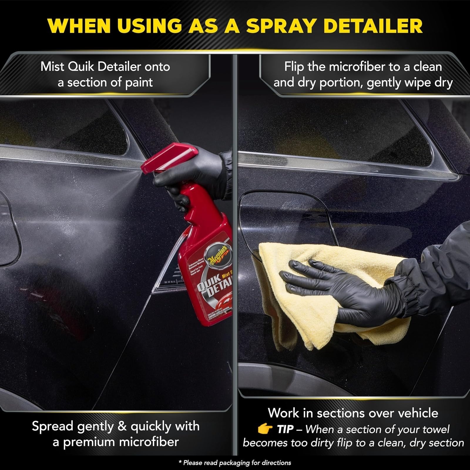 Meguiar’s Quik Detailer Spray 32 oz – Boost Shine & Protect Paint