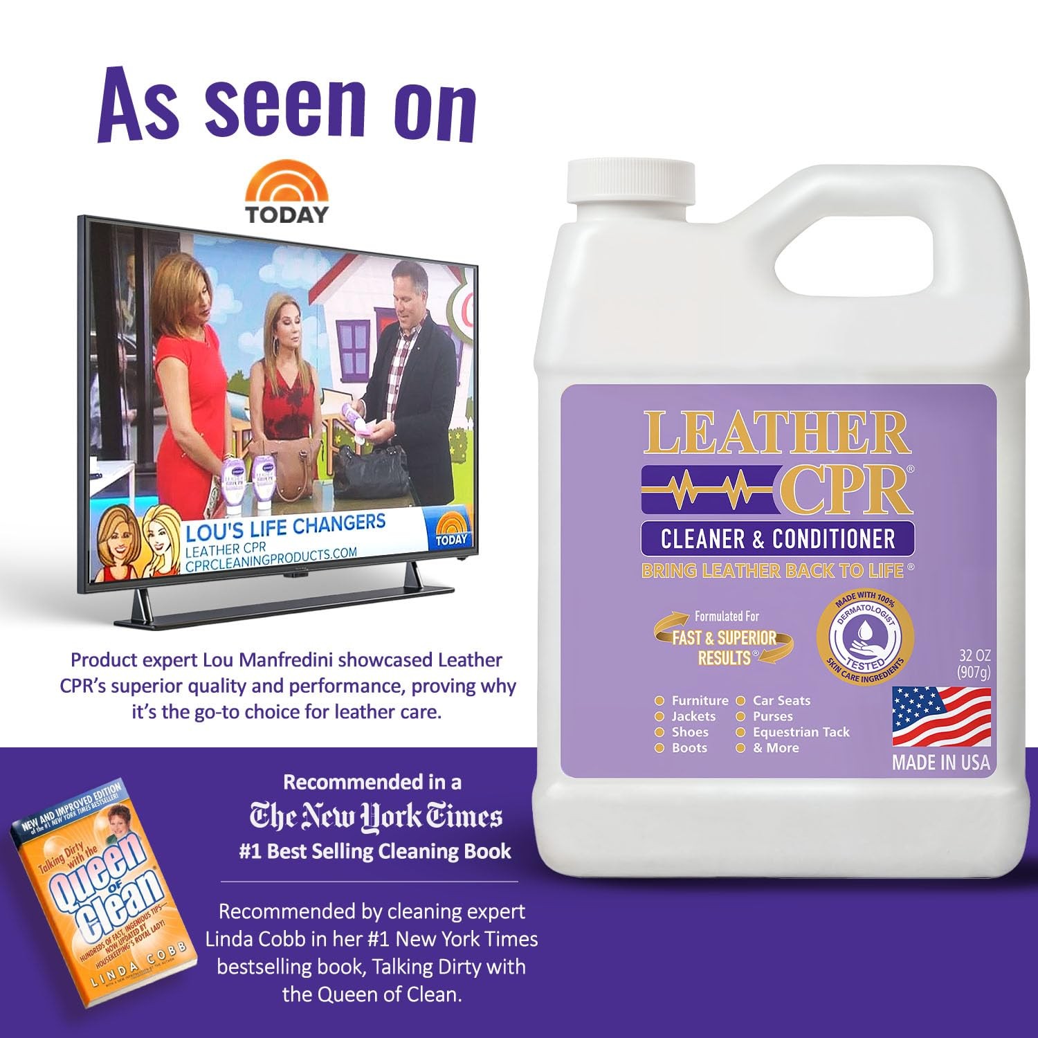 Leather Cpr Leather Cleaner And Conditioner – Leather Conditioner For