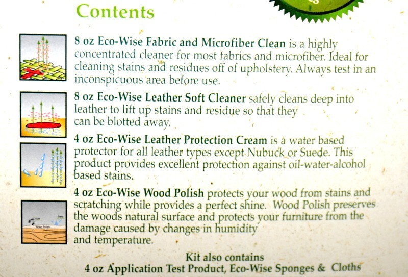 GreenGard Eco-Wise Home Care Products – for Fabric, Leather & Wood – New