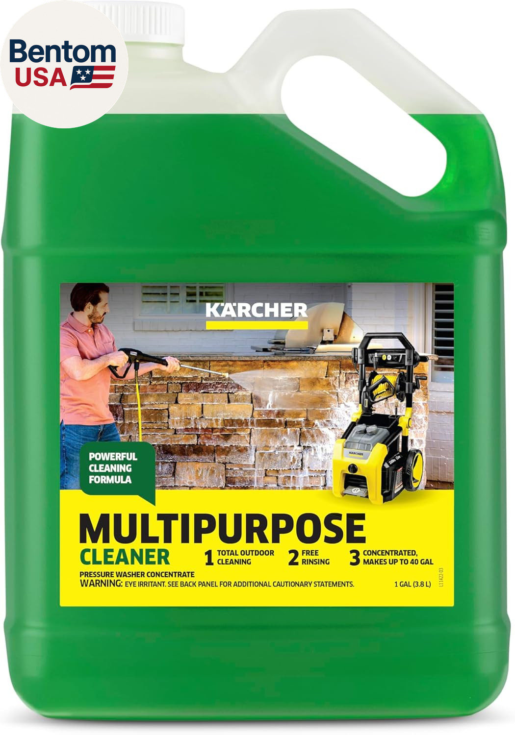 Kärcher Multi Purpose Pressure Washer Detergent, Removes Dirt and Grime from Fen