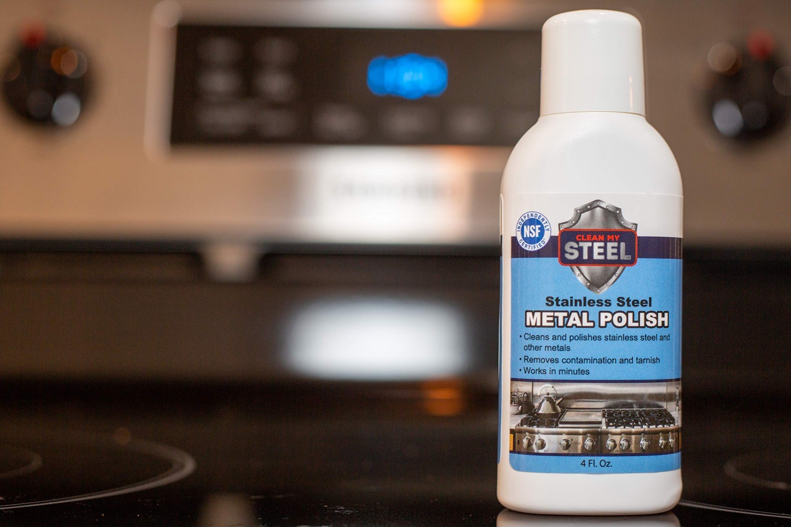 Stainless Steel Cleaner & Polish – 8.5oz Heavy-Duty Shine & Protection