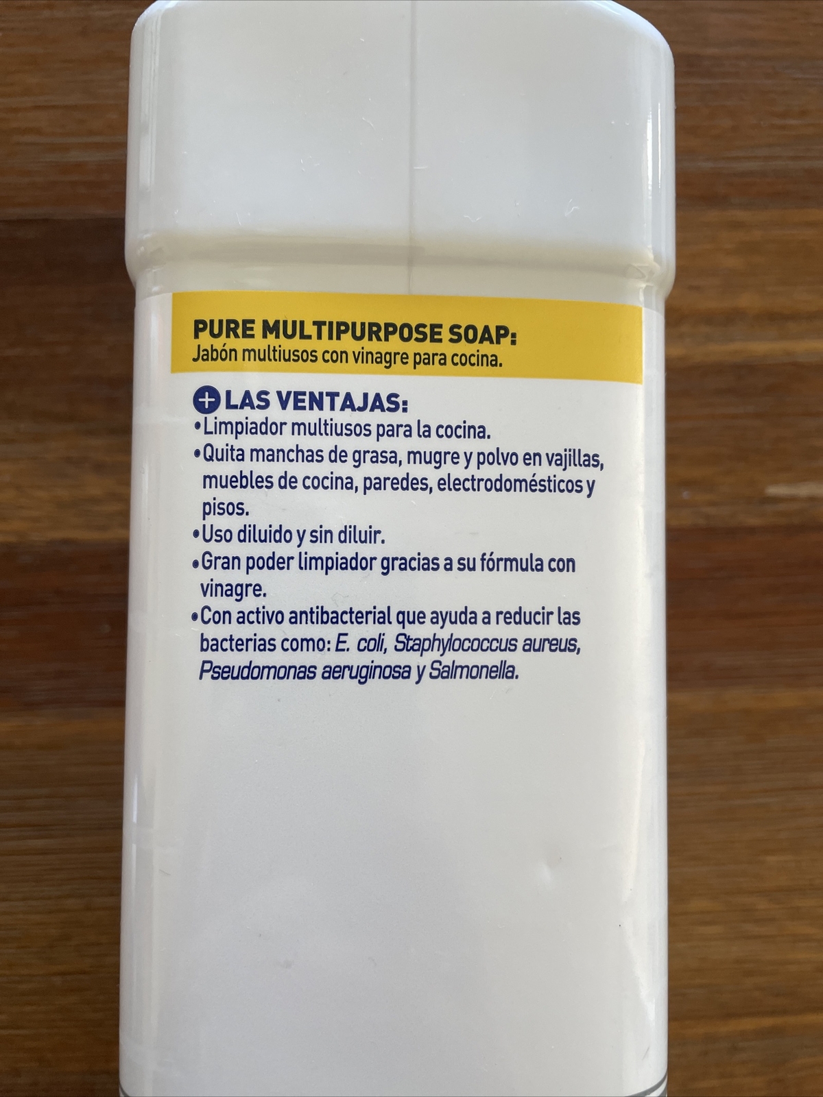 STANHOME PURE MULTIPURPOSE SOAP VINEGAR JABON MULTIUSOS CON VINAGRE P COCINA