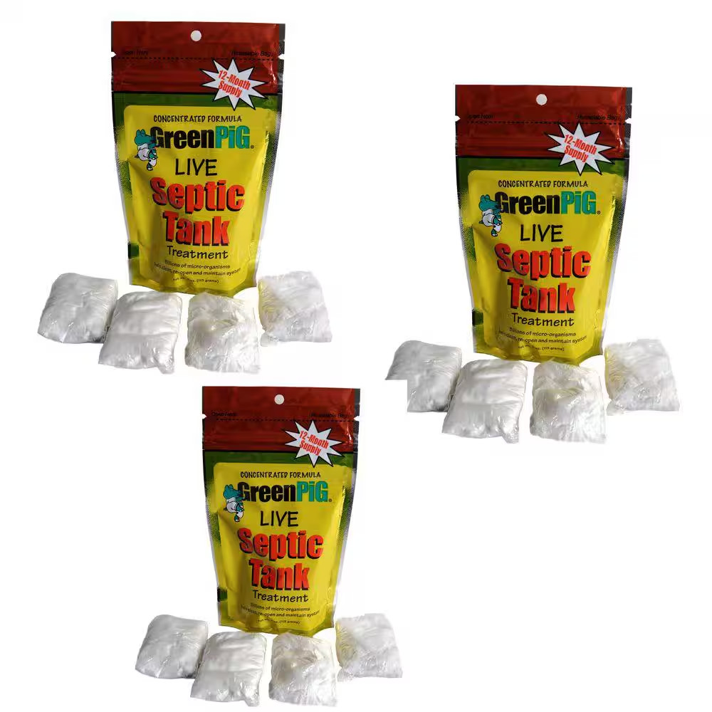 Septic Tank Treatment Drain Cleaner 3-Year Supply